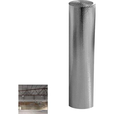 Aufun - 15㎡ Isolierfolie Dämmfolie Reflexionsfolie Heizung Alu Isoliertapete Aluminium Thermofolie Image