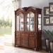 Chateau De Ville Buffet & Hutch in Cherry Finish