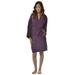 Leisureland Women's 36-inch Waffle Weave Kimono Bath Robe