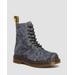 1460 Pascal Marbled Suede Lace Up Boots - Blue - Dr. Martens Boots