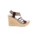 Mia Girl Wedges: Brown Shoes - Women's Size 8 1/2