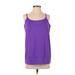 Under Armour Active Tank Top: Purple Activewear - Women's Size Small