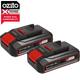 Einhell Genuine Power X-Change 18v Cordless Twin Pack Cordless Li-ion Batteries 2.5ah