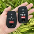 Housse de clé de voiture en Silicone pour Toyota Sienna Smart Key Fob 2021 2022 5 boutons