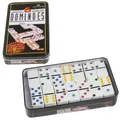 Domino Box Toy Game Set 28 Double 6 Dominos de voyage pour enfants Enfants