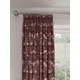 Morris & Co. Strawberry Thief Pair Lined Pencil Pleat Curtains, Damson