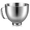 1 Piece Bowl Silver Replacement For Kitchenaid 4.5-5 Quart Tilt Head Stand Mixer For Kitchenaid