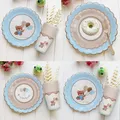 10Guests Cute Little Bear Party Tableware Baby Shower Decor We Can Bearly Wait Plate Bear Cups Baby