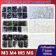 M2 m3 m4 m5 m6 m8 m10 m12 m14 m20 PVC-Unter leg scheiben Set Hartplastik Nylon Dichtung Ring