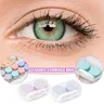 1pc Glasses Cosmetic Contact Lenses Box Contact Lens Case for Eyes Travel Kit Holder Container