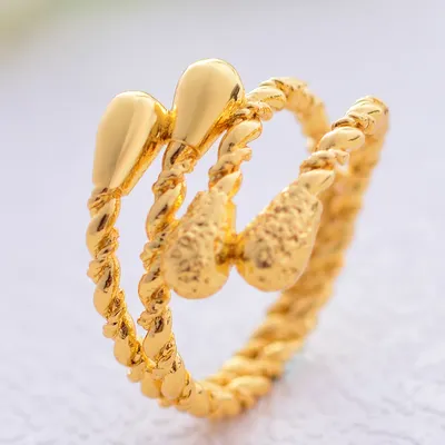 Dubai Gold Farbe Ringe Für Frauen Afrikanische Schmuck Äthiopischen Gold Farbe Hochzeit Größere