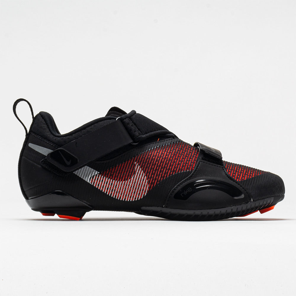 Nike SuperRep Cycle Women's Training Shoes Black/Metallic Silver/Hyper Crimson - Nike