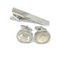 HT - Premium 1944 Lucky sixpence cufflinks for a 79th Birthday cufflinks SLV Tie Clip Set