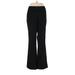Ann Taylor LOFT Dress Pants - Mid/Reg Rise Boot Cut Boot Cut: Black Bottoms - Women's Size 8 Petite