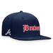 Men's Fanatics Branded Navy Atlanta Braves Gothic Script Fitted Hat