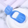 Feuilles de savon jetables portables flocons de papier lavage nettoyage bain des mains voyage