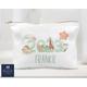 Personalised Nappy Pouch | Wipes Bag Changing Baby Storage Born in 2023 Safari