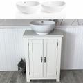 Bathroom Vanity Unit Painted White | Quartz Top Ceramic Basin Choice 310Pwqcbc