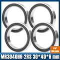 MR3040H6-2RS Ball Bearing 30*40*6 mm ( 4 PCS ) Steel Ball Double Sealed MR3040H6RS Bicycle Bearings