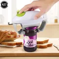 PortableElectric Can Opener Automatic Bottle Opener Handheld Jar Tin Opener One Touch Jar Opener