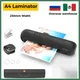 A4 230mm Desktop Laminator Set Hot and Cold Lamination 2 Roller System 9 inches Max Width with Paper