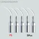 5 piece P1 Ultrasonic Dental Scaler Tips With EMS/ WOODPECKER Compatible Perfect Tooth Whitening