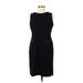 Talbots Casual Dress - Shift: Black Dresses - Women's Size 8 Petite