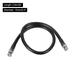 BNC Male to BNC Male Coaxial Cable RG8 10mm Low Loss for Cameras - Black