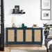 4Doors Wooden Storage Cabinet Sideboard