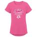 Girls Youth Pink Los Angeles Rams Playtime Dolman T-Shirt