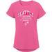 Girls Youth Pink Seattle Seahawks Playtime Dolman T-Shirt