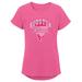 Girls Youth Pink Houston Texans Playtime Dolman T-Shirt