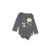 Gerber Long Sleeve Onesie: Gray Bottoms - Size 3-6 Month