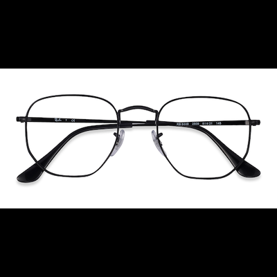 Unisex s square Black Metal Prescription eyeglasses - Eyebuydirect s Ray-Ban RB6448