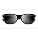 Unisex s wayfarer,rectangle,wayfarer Black Plastic Prescription sunglasses - Eyebuydirect s Ray-Ban RB2132