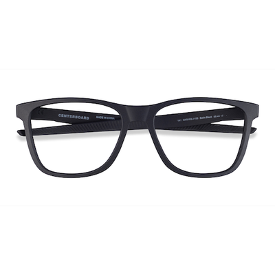 Male s square Black Plastic Prescription eyeglasses - Eyebuydirect s Oakley Centerboard