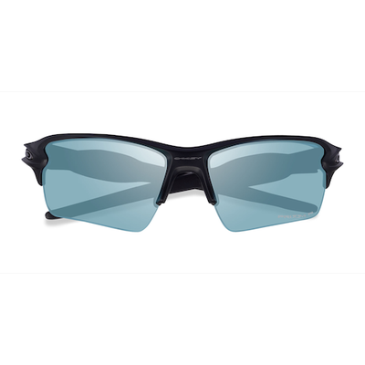 Unisex s rectangle Matte Black Plastic Prescription sunglasses - Eyebuydirect s Oakley OO9188 Flak 2.0