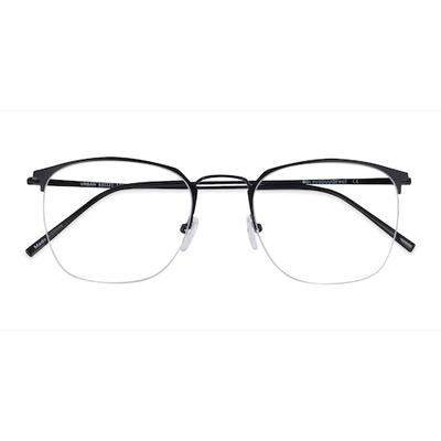 Unisex s square Black Metal Prescription eyeglasses - Eyebuydirect s Urban