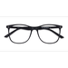 Unisex s rectangle Black Plastic Prescription eyeglasses - Eyebuydirect s Mystery