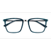 Male s square Teal Acetate,Metal Prescription eyeglasses - Eyebuydirect s Metaphor