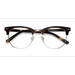 Unisex s browline Tortoise Acetate, Metal Prescription eyeglasses - Eyebuydirect s Borderline