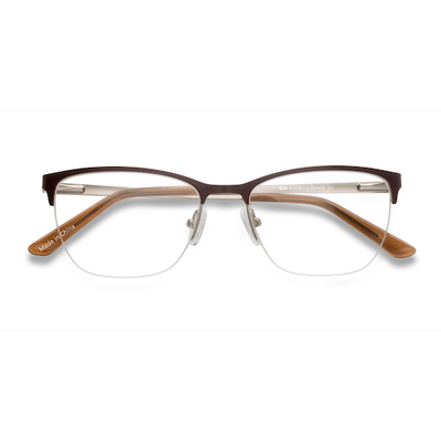 Unisex s horn Brown Metal Prescription eyeglasses - Eyebuydirect s Lille