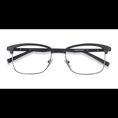 Male s rectangle Black Plastic, Metal Prescription eyeglasses - Eyebuydirect s Osten