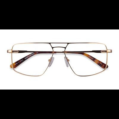Male s aviator Gold Metal Prescription eyeglasses - Eyebuydirect s Orson
