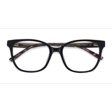 Female s horn Black Gold Acetate,Metal Prescription eyeglasses - Eyebuydirect s Miracle