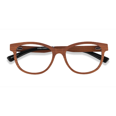 Female s horn Light Wood Eco Friendly,Wood Texture Prescription eyeglasses - Eyebuydirect s Botany