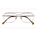 Unisex s aviator Gold Tortoise Acetate,Metal Prescription eyeglasses - Eyebuydirect s Arizona