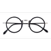 Unisex s round Black Silver Acetate,Metal Prescription eyeglasses - Eyebuydirect s Nagoya