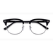 Unisex s browline Black Silver Acetate,Metal Prescription eyeglasses - Eyebuydirect s Komorebi