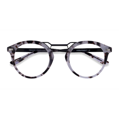 Female s round IvoryTortoise Acetate,Metal Prescription eyeglasses - Eyebuydirect s Trekker